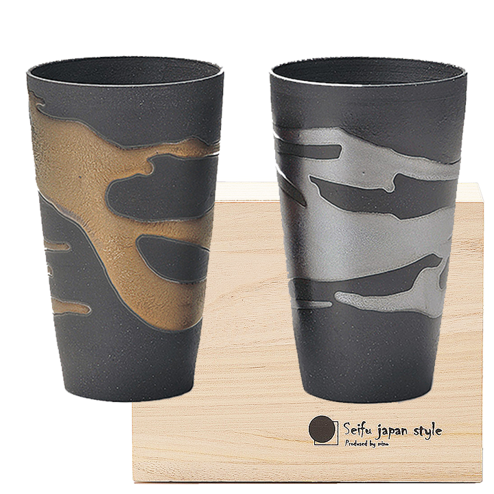 金銀流し　泡立ちカップペア